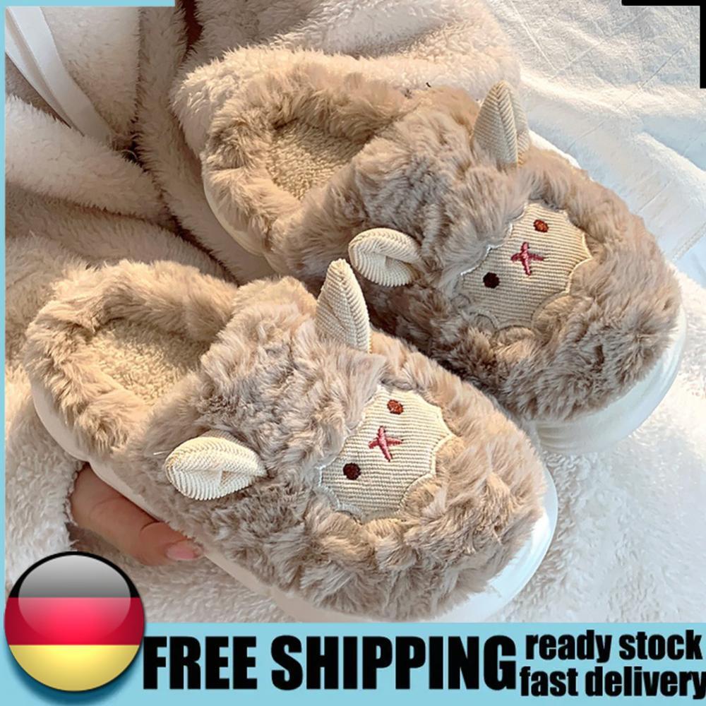 APL Pantofole Pecora Peluche Punta Chiusa Comode Soffici Preppy Pantofole per Uomo Donna