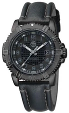 Luminox Modern Mariner Black PVD Black Dial Black Leather Mens Watch XS.6251.BO