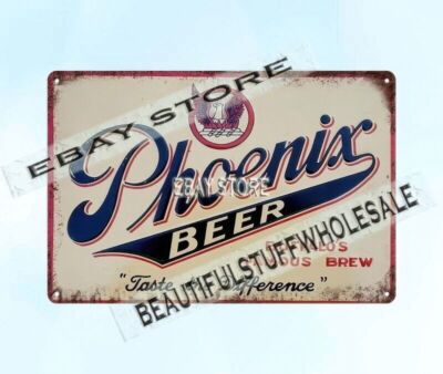 Phoenix Beer Buffalo New York pub diner garage metal tin sign metal art decor