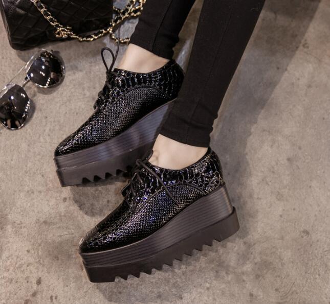 Zapatos de fiesta Mujer Zapatos de tacón alto cuña oculta oculta cuña Plataforma Con Cordones Casual británica Nueva Y 308bc0 Zapatos de fiesta Mujer Zapatos de tacón alto cuña oculta oculta cuña Plataforma Con Cordones Casual británica Nueva Y 308bc0