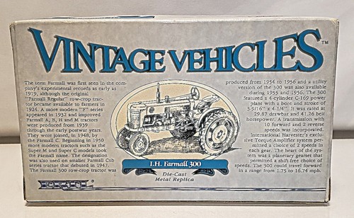 1/43 Ertl Vintage Vehicles I.H. Farmall 300 #2513 - Picture 5 of 6
