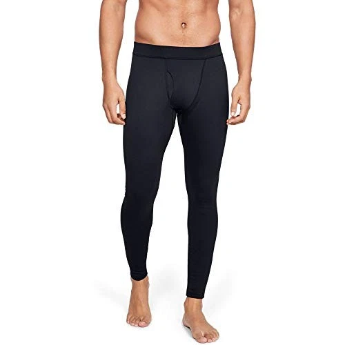 UNDER ARMOUR MEN'S PACKAGED BASE 3.0 LEGGINGS XL BLACK - Image 2 of 4