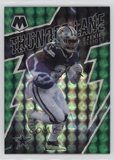 2022 Panini Mosaic Thunder Lane Green Mosaic Prizm Ezekiel Elliott #TL-15 0qr0