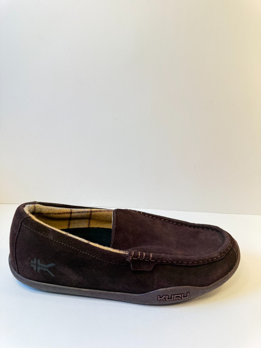 Kuru Loft Mens Size 12.5 Brown Casual Walking Moccasin Slip-On Slippers Shoes Kuru Loft Mens Size 12.5 Brown Casual Walking Moccasin Slip  main image 4