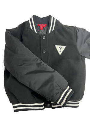 Boys Guess Varsity  Jacket Size 7 #401