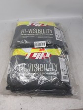PIP 302-0500M-LY Hi-Visibility Two Tone Yellow Mesh Safety Vest Small - Lot of 5