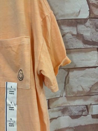 Cat & Jack Peach Short Sleeved T-shirt. Size: L (10-12). NEW! - Picture 7 of 10