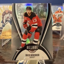 Nico Hischier 2025-26 UD Allure Hockey Black Rainbow New Jersey Devils #64