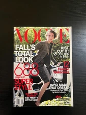 Vogue Magazine September 2000 Bridget Hall Cover No Label