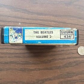 Vintage The Beatles Greatest Hits Volume 3 Rare Pop Rock 8 Track Saturn