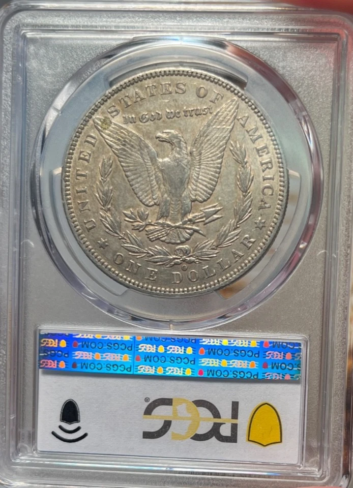 1894-O Morgan Silver Dollar - PCGS   GOLD SHIELD AU53  Freshly Graded - Image 3 of 3