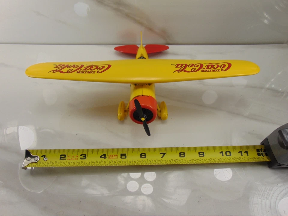 Vintage COCA COLA Coke Airplane Bank CAST COLLECTIBLE NEW MINT RARE - Image 2 of 4