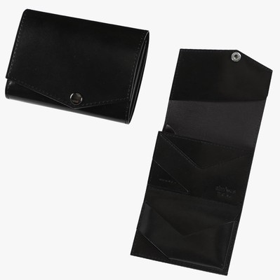 [Abrasas] Small Wallet That Can Fit A Lot, Black_