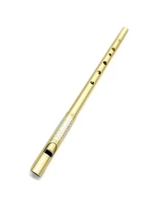 Signature  Brass High B natural Irish Tin Penny Whistle By Nick Metcalf tunable