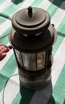 Vintage Coleman Quick-Lite Lantern 1920s Sunshine of Night W MICA SHADE