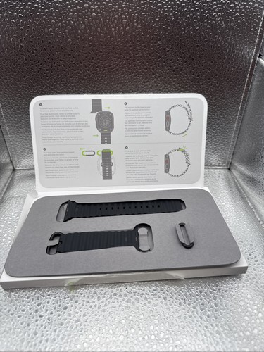 Bracelet Apple Watch Ocean (49 mm) taille unique Apple Watch Ultra 2 noir finition titane - Photo 3 sur 6