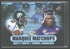 Chris Johnson / Matt Forte - 2008 Press Pass SE Marquee Matchups RC