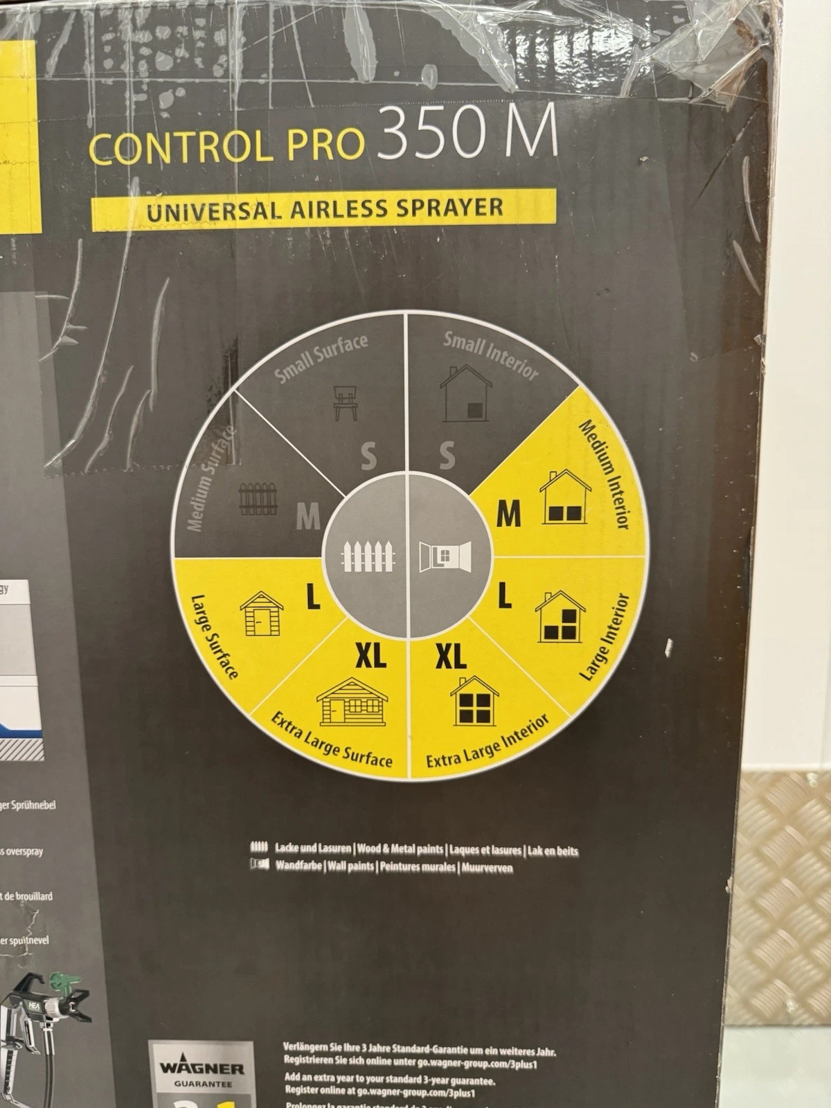 Wagner Control Pro 350M Universal Airless Paint Sprayer Brand New In Box 6