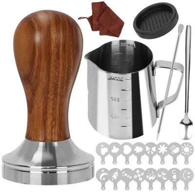Y-Step 22 PCS Coffee Tamper Set, Espresso Accessories Kit Barista Kit, 51mm