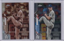 2 * WALKER BUEHLER * 2020 TOPPS CHROME SEPIA REFRACTOR BASE 