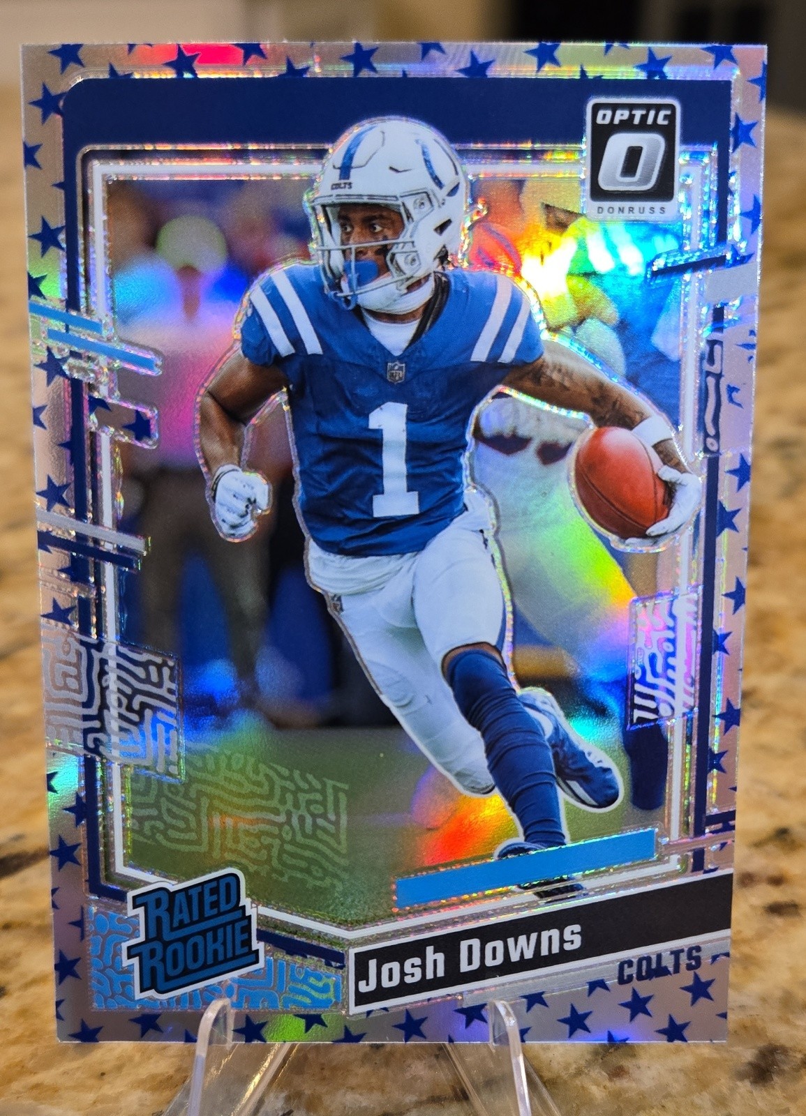 2023 Panini Donruss Optic - Rated Rookie Josh Downs #248 Stars Prizm (RC)