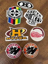 HYPER Wheels Rollerblading Blades Skates Vintage INLINE Skating 7 STICKERS!