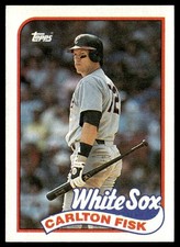 1989 Topps Carlton Fisk Chicago White Sox #695