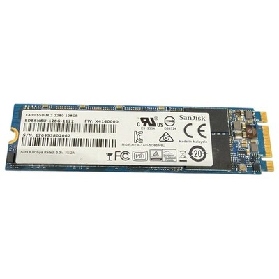SanDisk SSD X400 M.2 SATA 128GB SD8SN8U-128G-1122