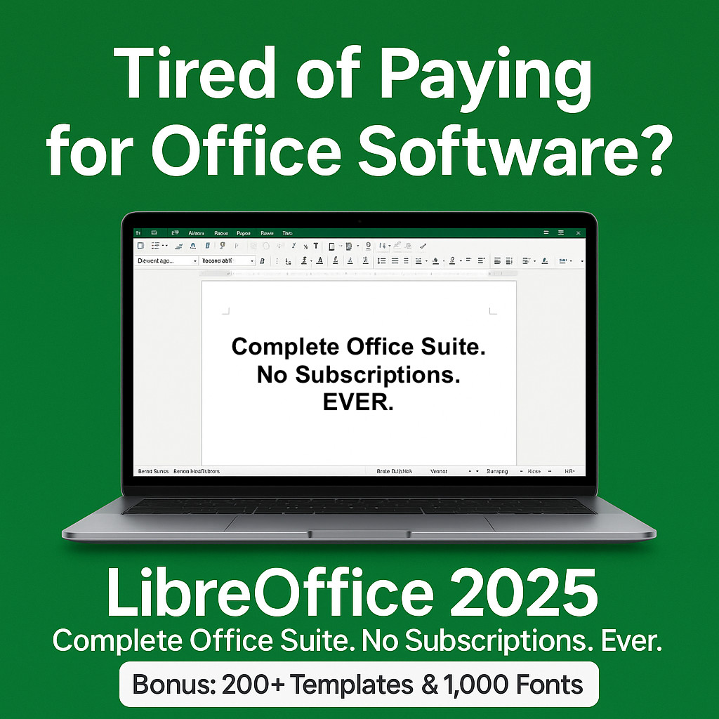 Libre Office for Windows – Complete Office Suite, No Subscription, Easy Install