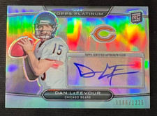 DAN LeFEVOUR 2010 Topps Platinum Refractor #51 Rookie Card RC AUTO #1186/1225. rookie card picture