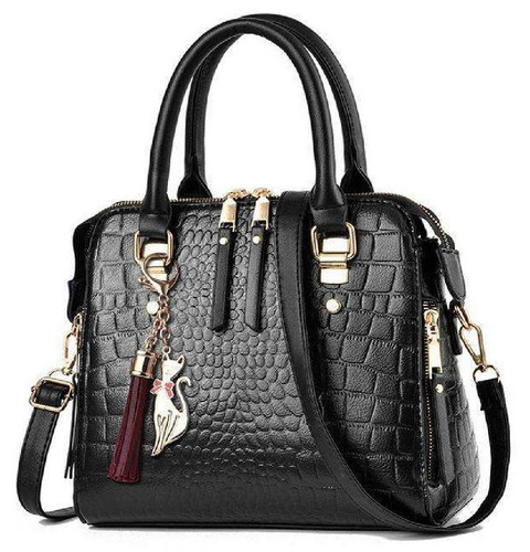 Womens Large Shoulder Handbag Crossbody Ladies Tote Bag Faux Leather Work Office