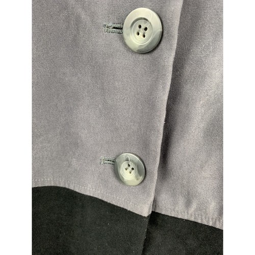 Lord and Taylor jacket Womens plus size 18W Colorblock Black Gray Button front - Picture 3 of 5