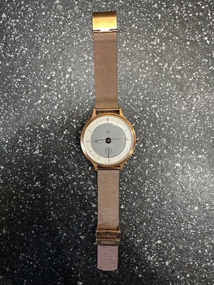 Fossil Hybrid Smartwatch HR FTW7014 Roségold Mesh Uhr