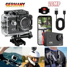 Action Kamera 4K Sport Camera WiFi Helmkamera Wasserdichte Unterwasser Kamera