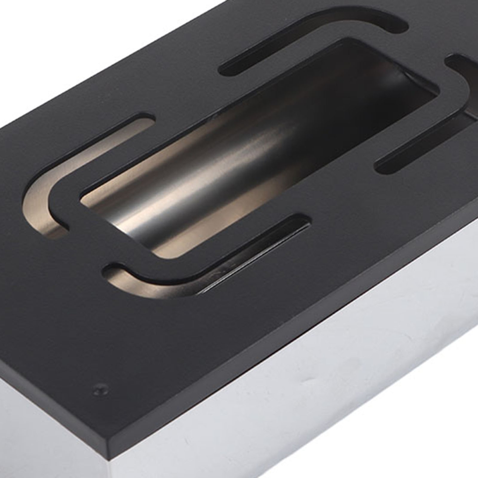 Silver Electroplate Tissue Box Holder For Car Hotel Office Use Easy To Use
