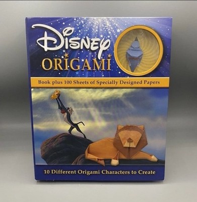 Disney Origami Kit: 10 Different Origami Characters to Create w/100 Sheets