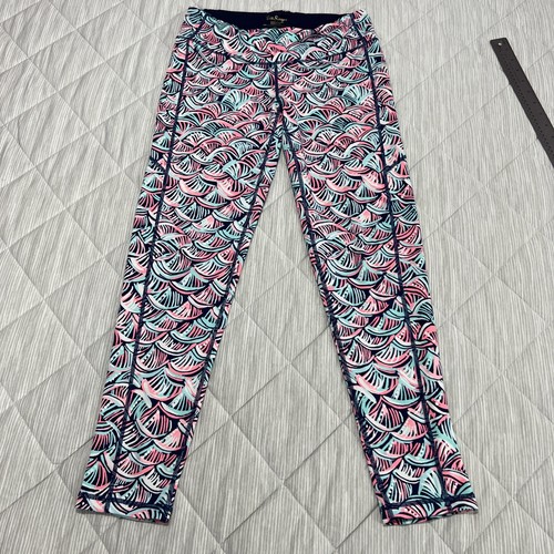 Lilly Pulitzer Luxletic Leggings Yoga Pants Womens Medium Weekender Neptunes Net - Picture 6 of 18