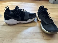Nike PG 1 Black Ice Paul George Black Basketball Shoes 878627-001 No insoles 11