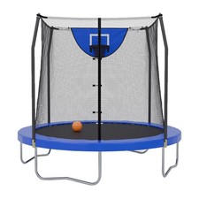 Skywalker Trampoline Outdoor Jump N' Dunk 8 FT, 12 FT, 15 FT, Round Outdoor T...