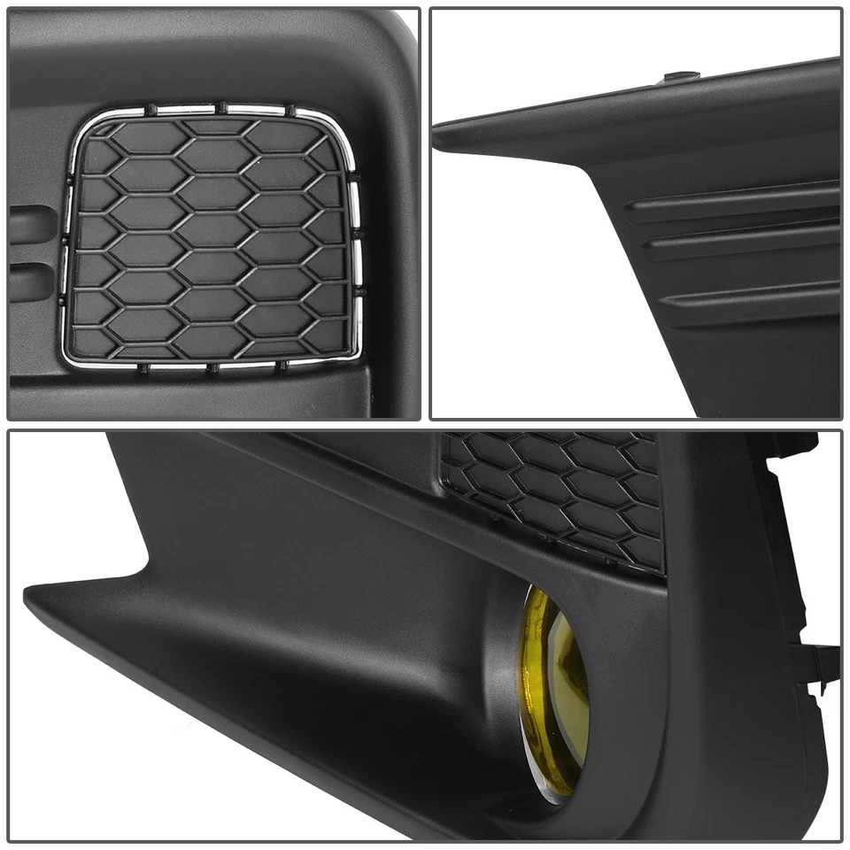 PARA 18-19 SUBARU WRX LENTE ÂMBAR PARA-CHOQUE FARÓIS DE NEBLINA DE DIREÇÃO COM MOLDURA + INTERRUPTOR - Imagem 4 de 4