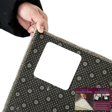 Rug Gripper for Hardwood Floors No Damage, Carpet Tape for Area Rugs Reusable Ki
