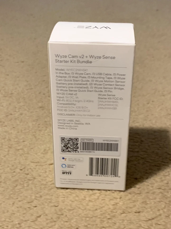 Wyze Cam V2 1080P Cámara y Sensor Hogar Kit de Inicio Paquetes Sellados Foto 3 de 4