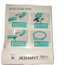 JKSHMYT Adjustable Weighted Fitness Hoop 58 Inch Cyan Abdominal