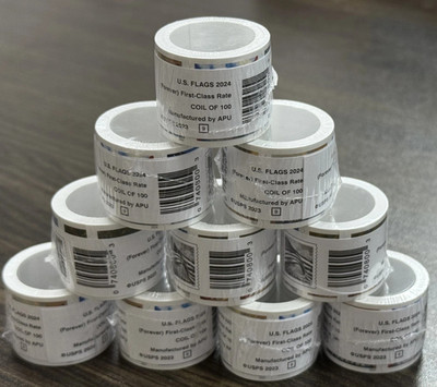 20 ROLLS Of 100 uspsPostag-2000 PCS-Special Sale Collection New (24 25)