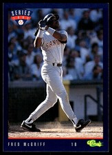 Fred McGriff 1993 Classic #T62 Padres MLB READ FREE SHIPPING AutographDen