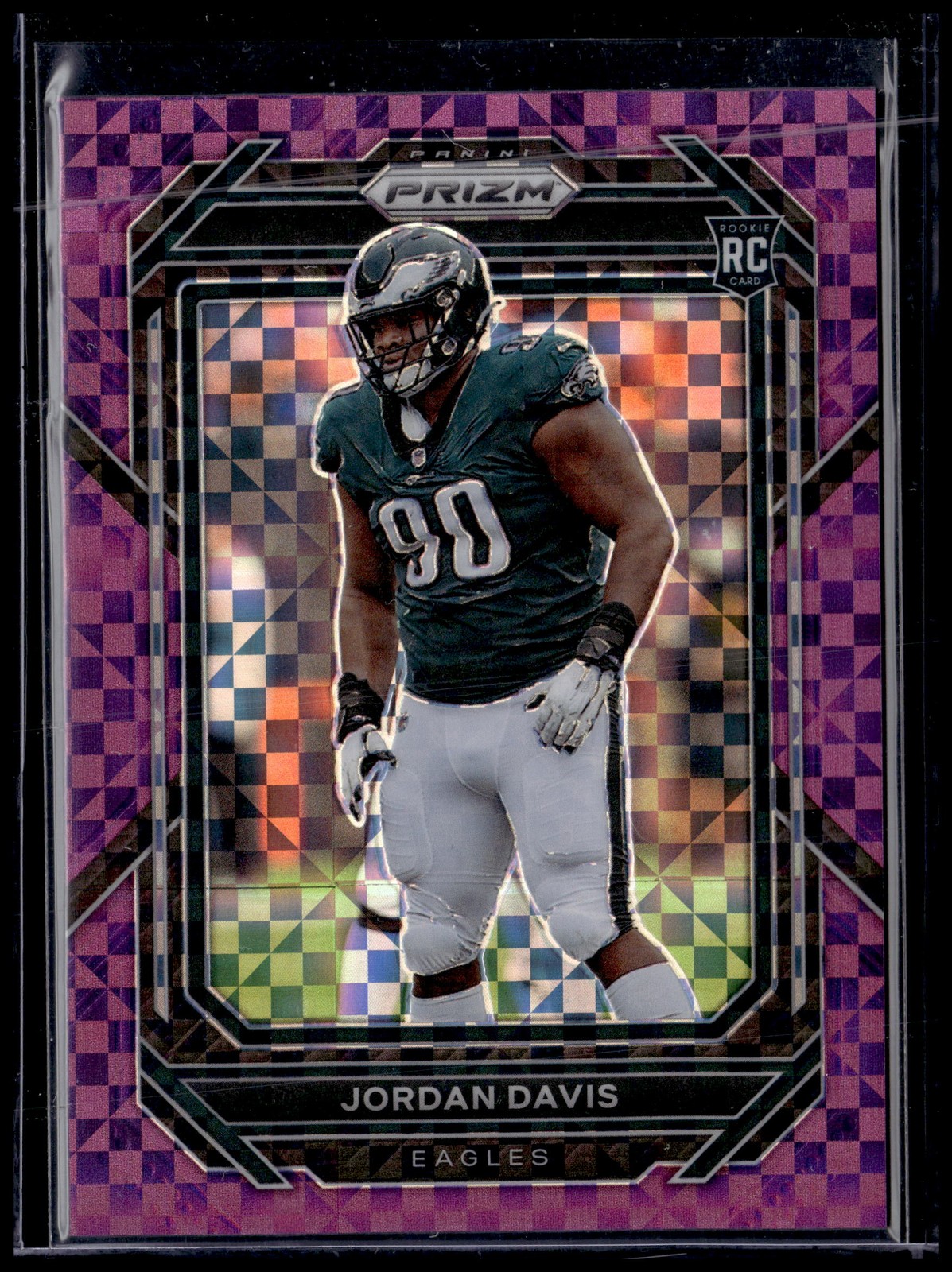 2022 Panini Prizm Jordan Davis #371 Purple Power Prizms /49 Rookie