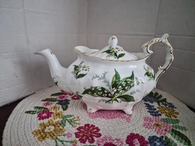 Hammersley Lily of the Valley Teapot Large