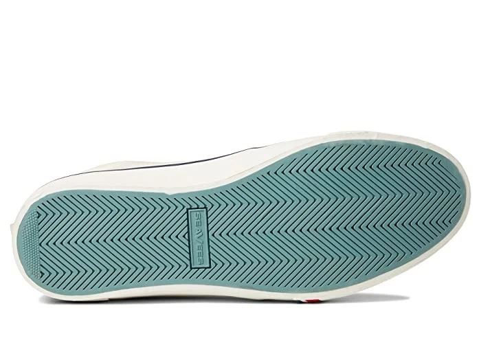 Zapatillas deportivas SeaVees Coastal Cruiser para hombre EE. UU. 9 blancas de lona con cordones JOBB1136 Foto 3 de 4