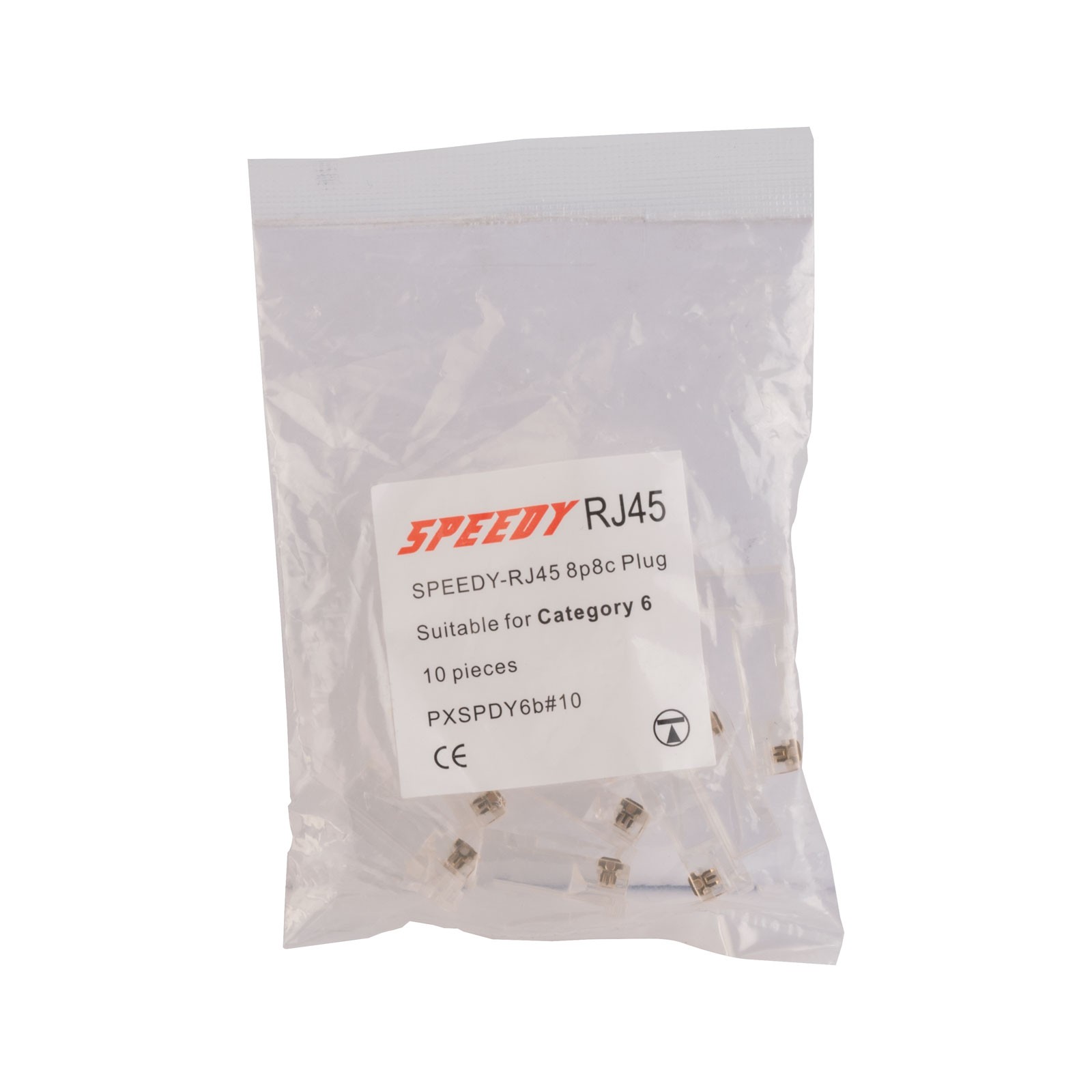 TUK Ltd SPEEDY RJ45 Cat 6 UTP b plug bag of 10