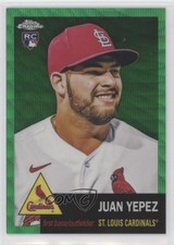2022 Topps Chrome Platinum Anniversary Green Wave Refractor 53/99 Juan Yepez ez6